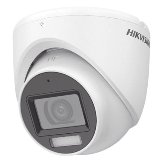 [Dual Light + ColorVu] Turret TURBOHD 2 Megapixel (1080p) / Lente 2.8 mm / 30 mts IR + 20 mts Luz Blanca / Gran Angular 101° / Exterior IP67