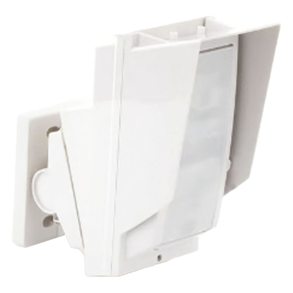 Detector de Movimiento PIR / 100% Exterior / Cableado / 24 m (78.7 ft) de Alcance / IP65 / Giro 180° / Instalación a 3 m / Compatible con Cualquier