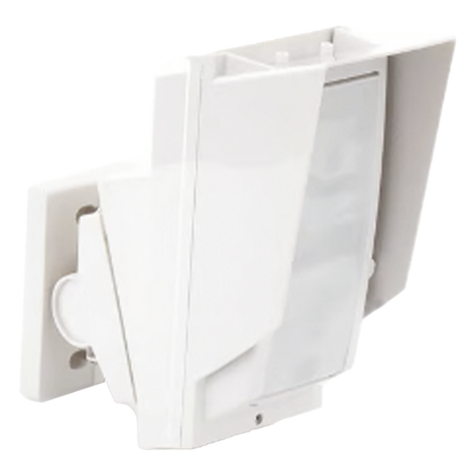Detector de Movimiento PIR / 100% Exterior / Cableado / 24 m (78.7 ft) de Alcance / IP65 / Giro 180° / Instalación a 3 m / Compatible con Cualquier