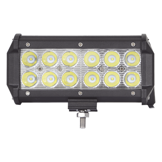 Barra de Luz de 12 LED, 1500 Lúmenes, 18 watts, 10-30 Vcc, IP67, 6.5 pulgadas