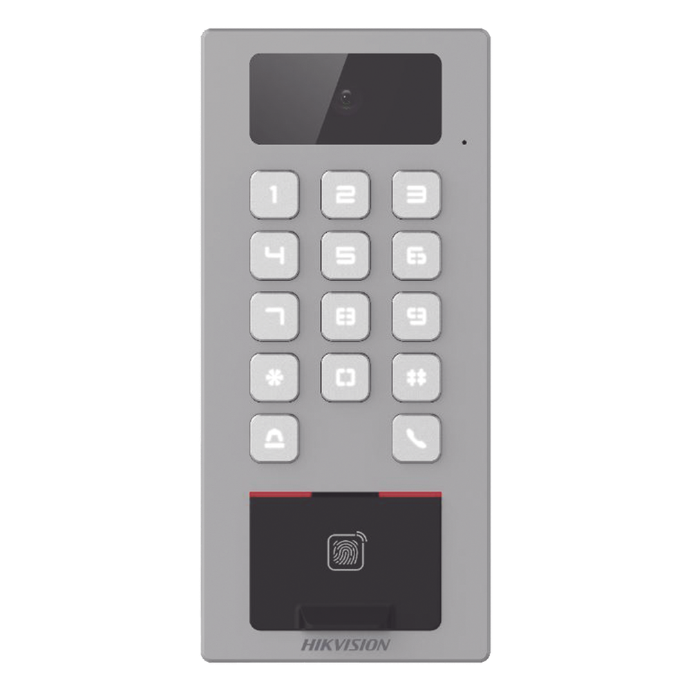 (PoE / 2 Relays) Terminal de Control de Acceso / Videoportero Multiapartamento Llamada a App / Teclado / Exterior Antivandálico IP65 & IK09 / Huella