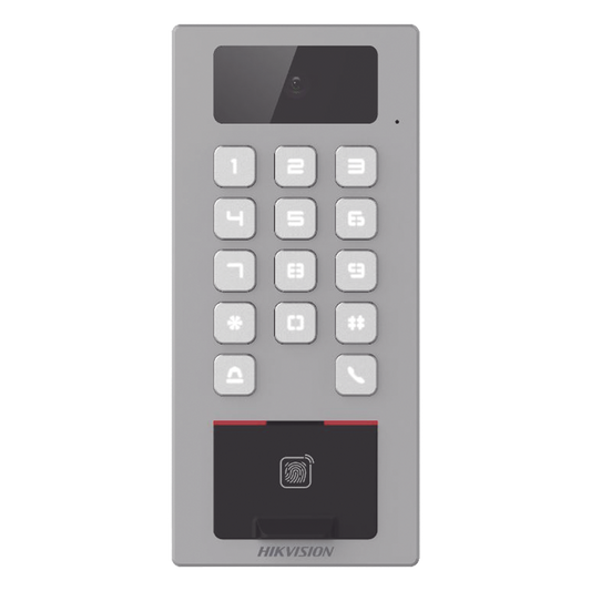 (PoE / 2 Relays) Terminal de Control de Acceso / Videoportero Multiapartamento Llamada a App / Teclado / Exterior Antivandálico IP65 & IK09 / Huella