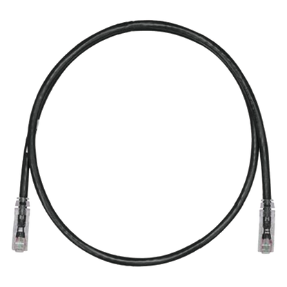 Cable de Parcheo TX6, UTP Cat6, 24 AWG, CM, Color Negro, 0.91 Metros (3 Pies)