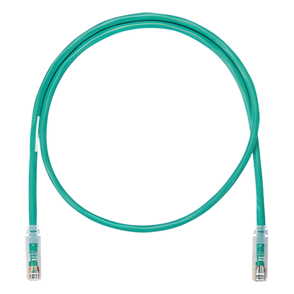 Cable de Parcheo UTP Categoría 6, con Plug Modular en Cada Extremo - 1 Metro (3.28 Pies) - Verde