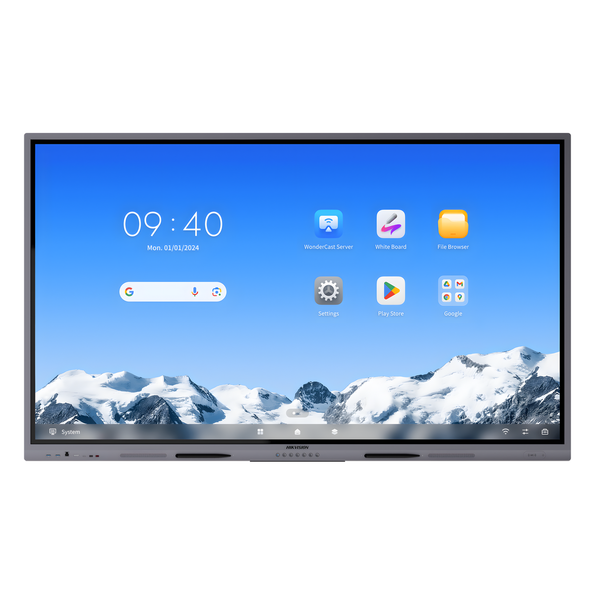 Pantalla Interactiva Touch de 86" Android 16 / Asistentes IA / Google Suite Preinstalado con Certificación EDLA / Resolución 4K / Bocinas Integradas