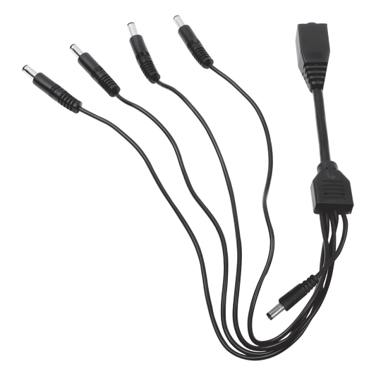 Cable con 5 Vías para Alimentar 4 Cámaras TurboHD y DVR TurboHD Epcom / Hikvision