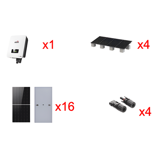 Kit Solar Interconexion / 10kW 220Vca / Inversor AFORE / Montaje Incluido