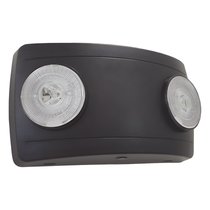 Luz de Emergencia SF660LB / 2W LED / 150 lm / 90 min Autonomía / Batería Ni-Cd / 127-240 VAC / UL 5VA / Negro