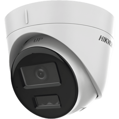 [Dual Light] Turret IP 4 Megapixel / Lente 2.8 mm / 30 mts IR + 30 mts Luz Blanca / Micrófono Integrado / ACUSENSE Lite / Exterior IP67 / H.265 / PoE