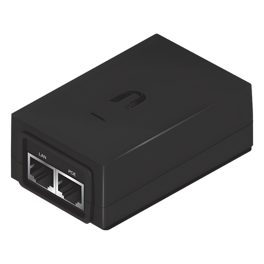 Adaptador PoE Ubiquiti de 24 VDC, 1.0 A con puerto Gigabit