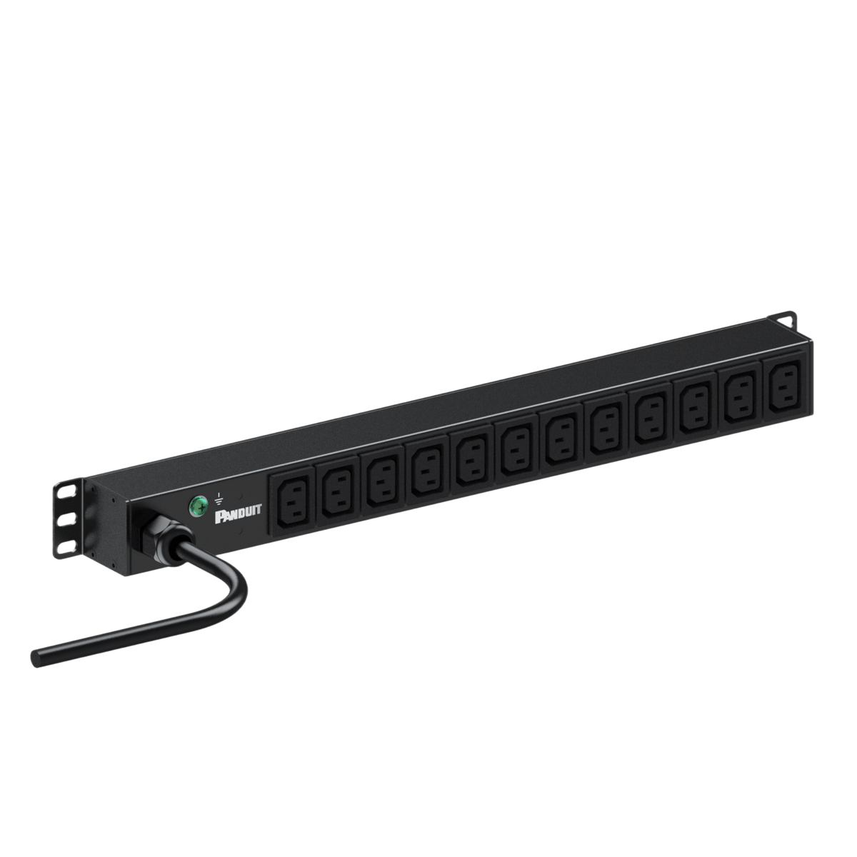 PDU ES2P Básico para Distribución de Energía, Enchufe de Entrada NEMA L6-20P, Con 12 Contactos C13, Instalación Horizontal de 19in, 1UR, 20 Amp, 220
