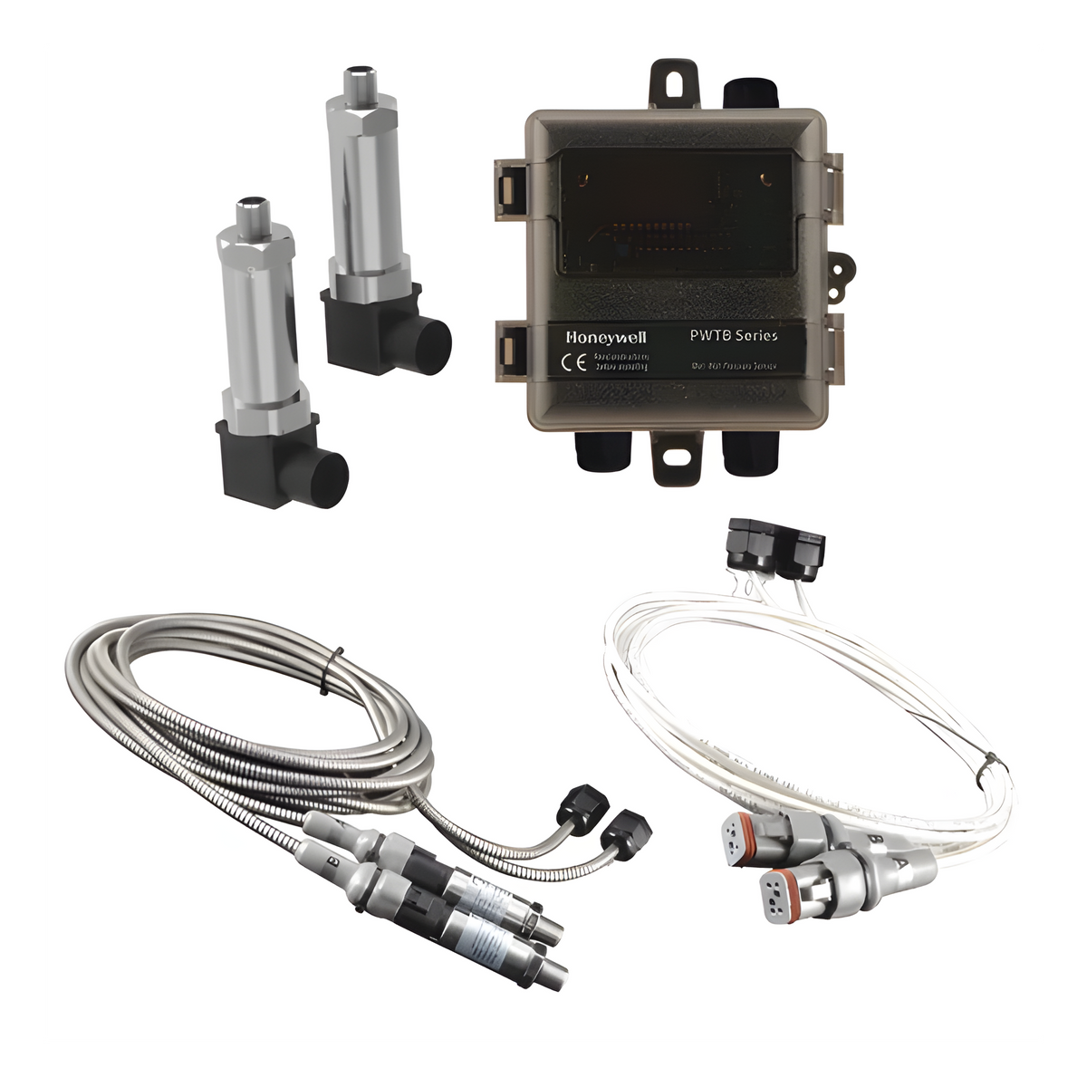 Transmisor de presión diferencial líquido/líquido para agua, sensor de 250 PSIG, cable armado de 9 pies, salida 4-20 mA o 0-5/10 Vdc