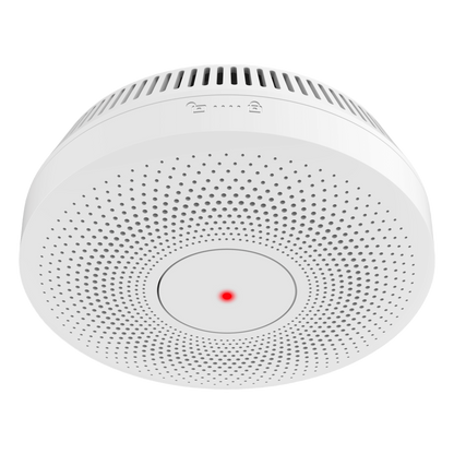 Kit de Detección de Humo HikFire / 9 Detectores Interlink HF-S3E-R + 1 Hub Wi-Fi HF-SG3-WF/R / Interconectable 30 Dispositivos / Hik-Connect