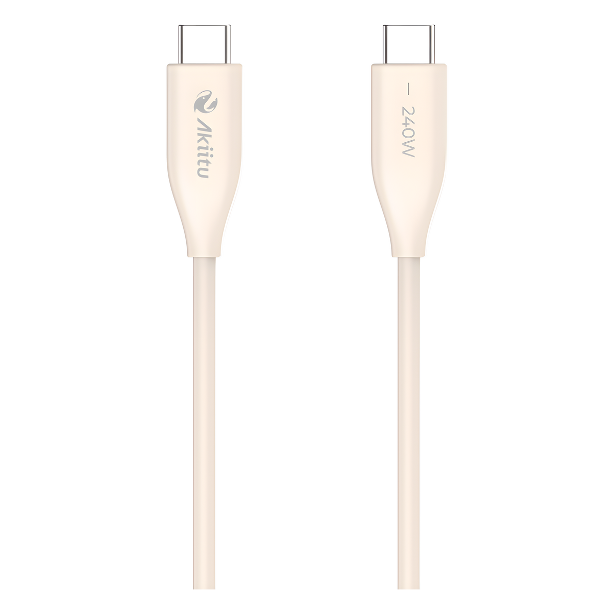 Cable de Carga USB-C a C / 1.5 Metros (4.92 Pies) / Potencia 240W / Fast-Charging / Velocidad Transferencia 480 Mbps / Tecnología GaN (Nitruro de