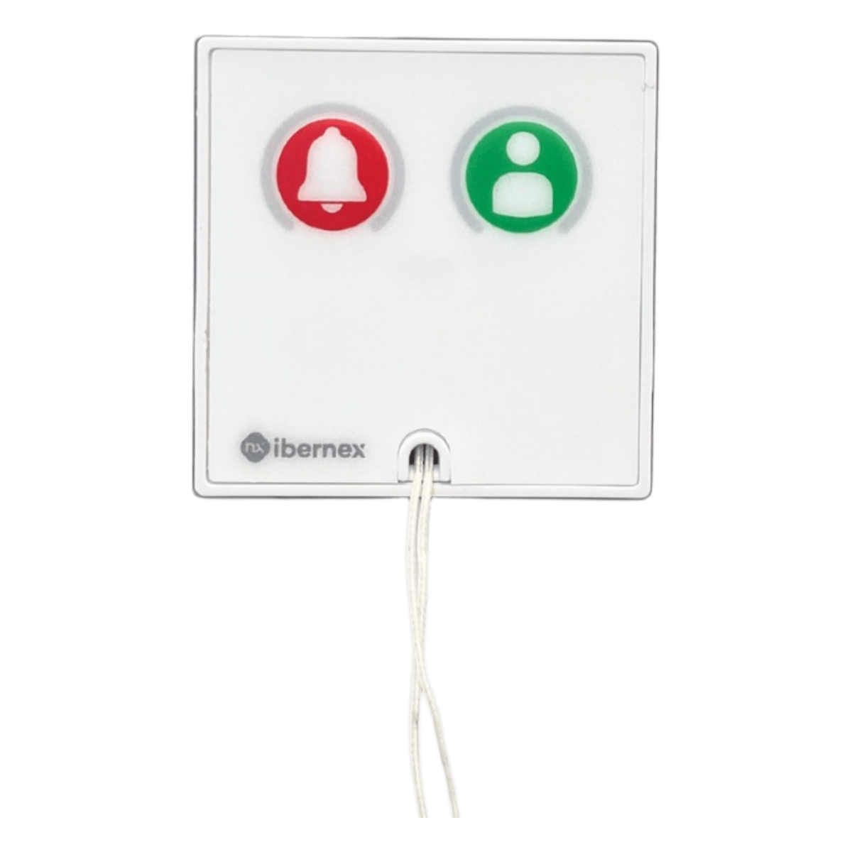 Módulo Asistencial para Hospital de Empotrar IP67 / Material ABS Antimicrobiano / Botón Cancelación / Indicador Luminoso de Alarma y Presencia