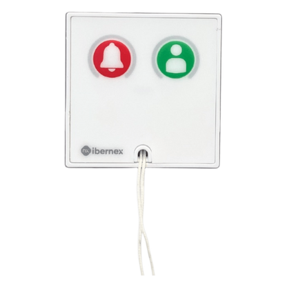 Módulo Asistencial para Hospital de Empotrar IP67 / Material ABS Antimicrobiano / Botón Cancelación / Indicador Luminoso de Alarma y Presencia