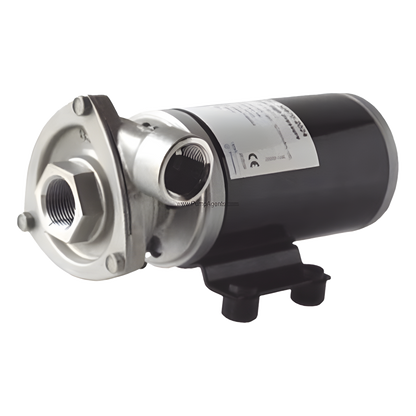 Bomba centrifuga Cyclone de alta presión a 12 Vcd, caudales de 21 GPM, presión máxima de 17 psi, en acero inoxidable