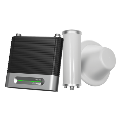 KIT Amplificador de Señal Celular 4G/ 3G, OFFICE 100 | Mejora la Señal Celular de Múltiples Operadores | Cubre áreas de hasta 1200 m²