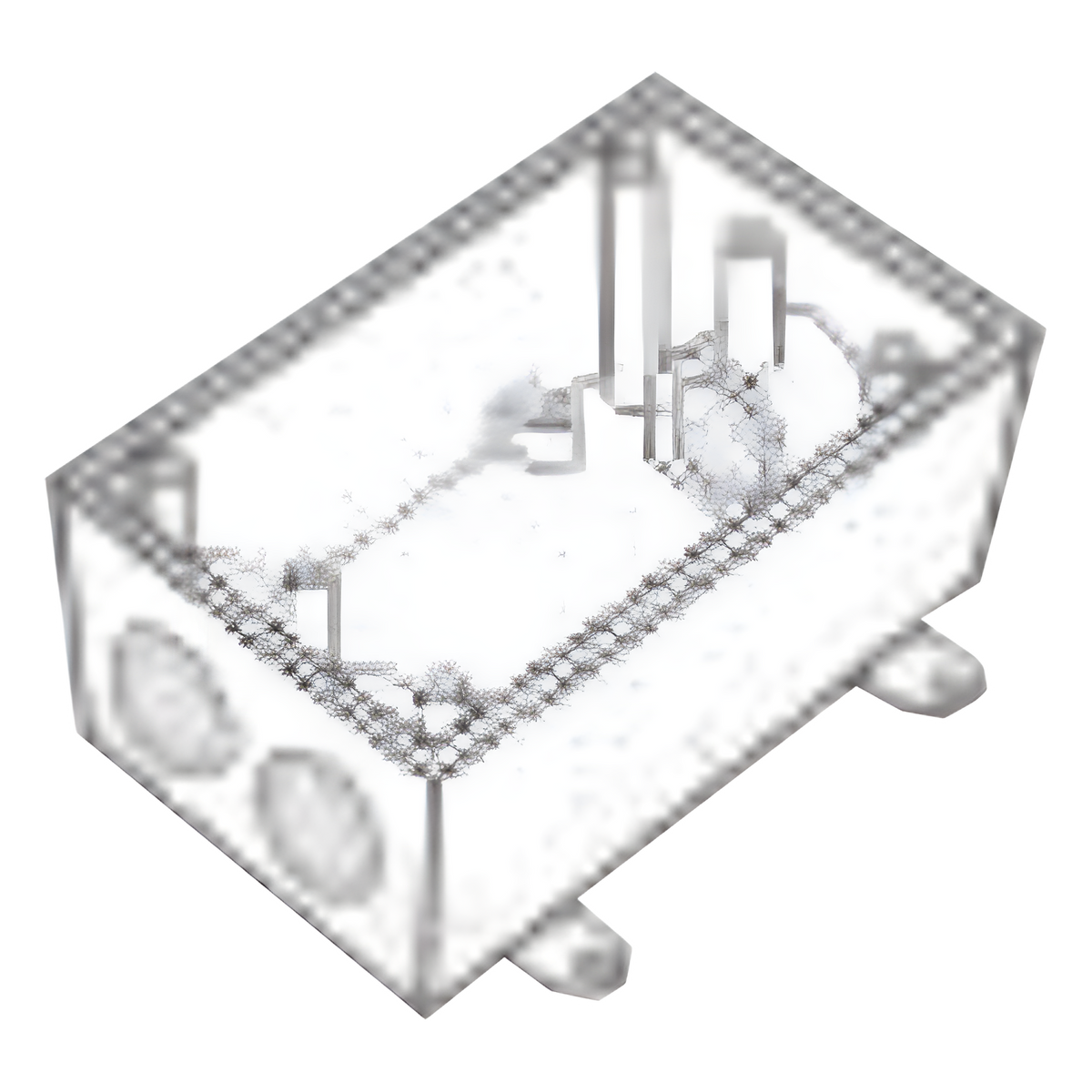 Caja Condulet FS de 3/4" ( 19.05 mm ) con tres bocas a prueba de intemperie.
