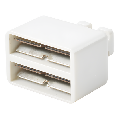 Clip de Puente, Para Uso con Regletas S66 de Siemon, de 1 Par, Color Blanco