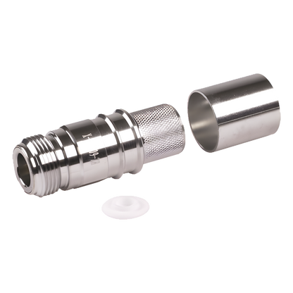 Conector N Hembra Plegable con Pin Cautivo para cable LMR600, LP600