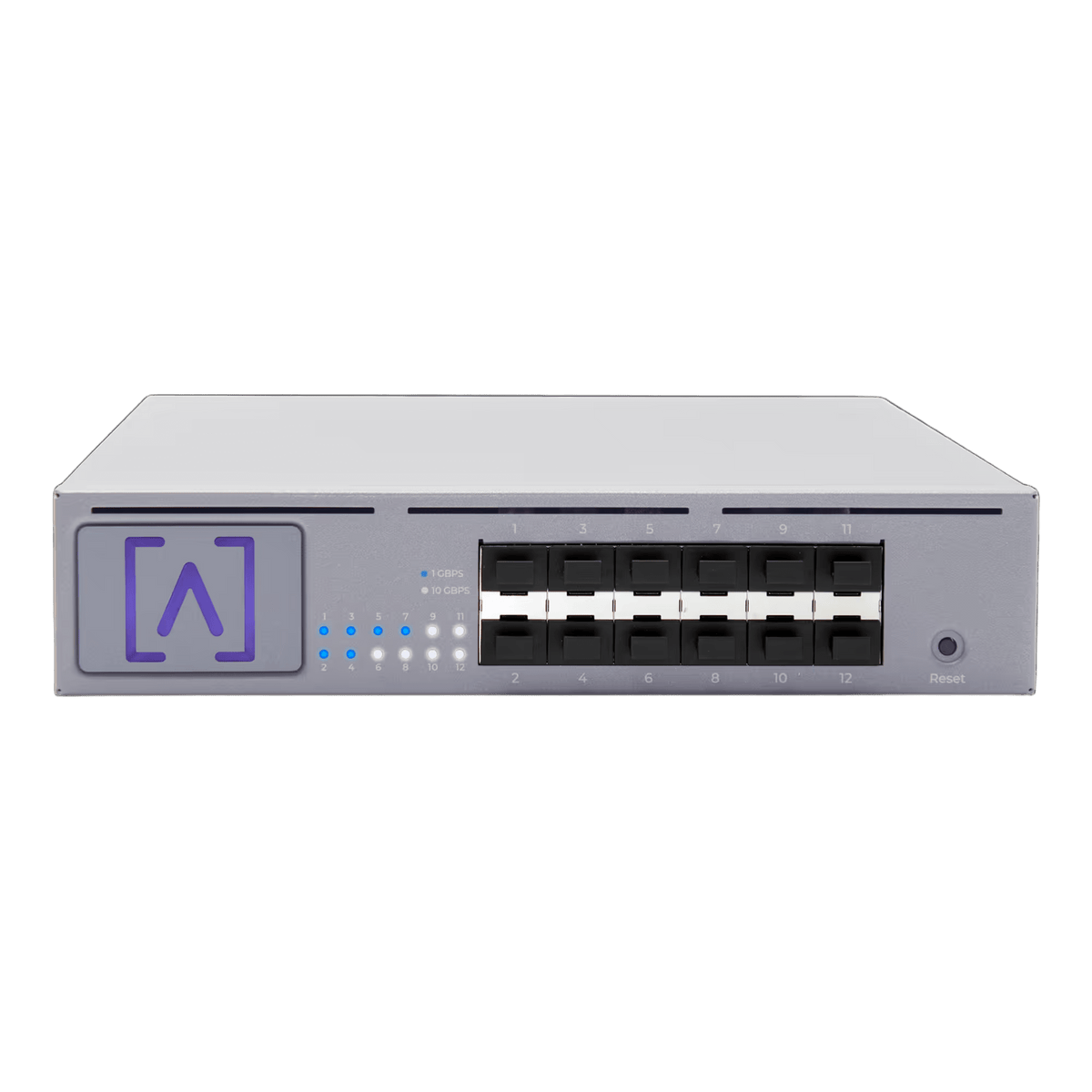 Switch de Distribución 12 Puertos SFP+ / 240 Gbps Capacidad de Switching / 120 Gbps Throughput No-Bloqueante / Gestión Cloud / Bluetooth / Rackmount