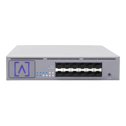 Switch de Distribución 12 Puertos SFP+ / 240 Gbps Capacidad de Switching / 120 Gbps Throughput No-Bloqueante / Gestión Cloud / Bluetooth / Rackmount