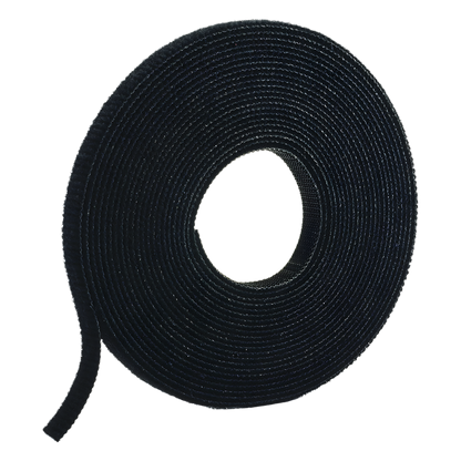 Rollo de Cinta de Contacto, de 75 Pies (22.9m) de Largo, 19.1 mm de Ancho, Color Negro