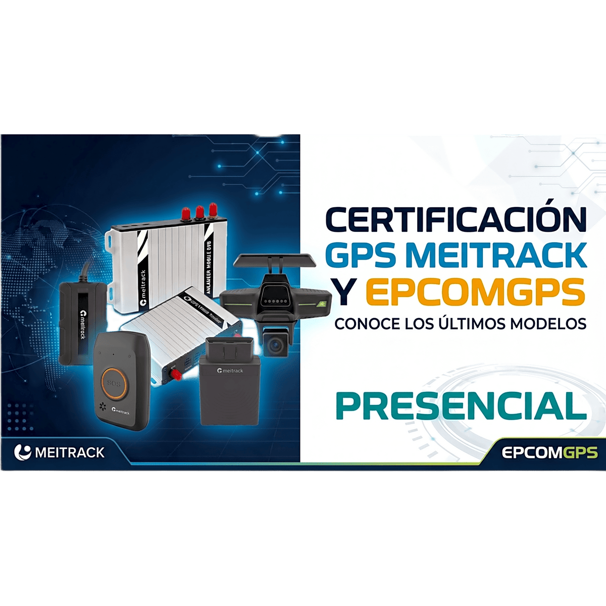 Certificación GPS Meitrack y epcomGPS
