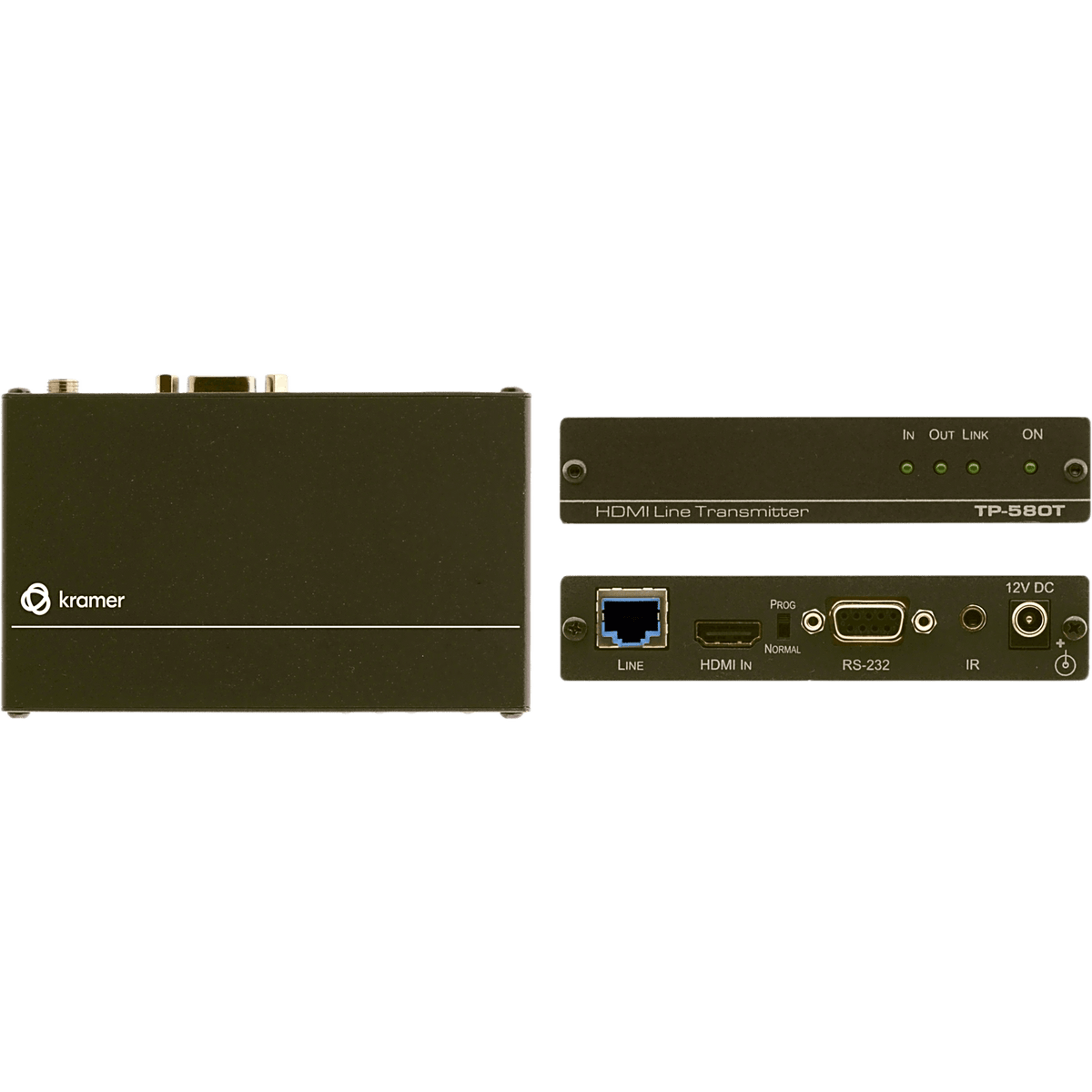 Transmisor HDMI 4K60 4:2:0 HDCP 2.2 | RS-232 e IR sobre HDBaseT de Largo Alcance | Hasta 40 m (130 ft) a 4K | Hasta 70 m (230 ft) a 1080p | Compacto