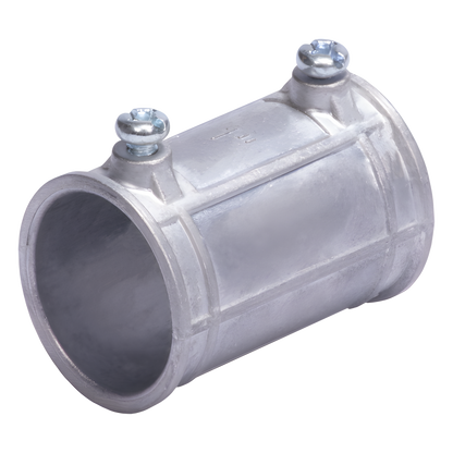 Cople 3/4" (19mm) Pared Delgada Con Tornillo (Tipo Americano) Galvanizado, Etiqueta Verde.