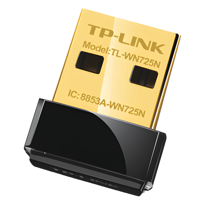 Adaptador USB Nano inalámbrico N 150 Mbps 2.4 GHz con 1 antena interna