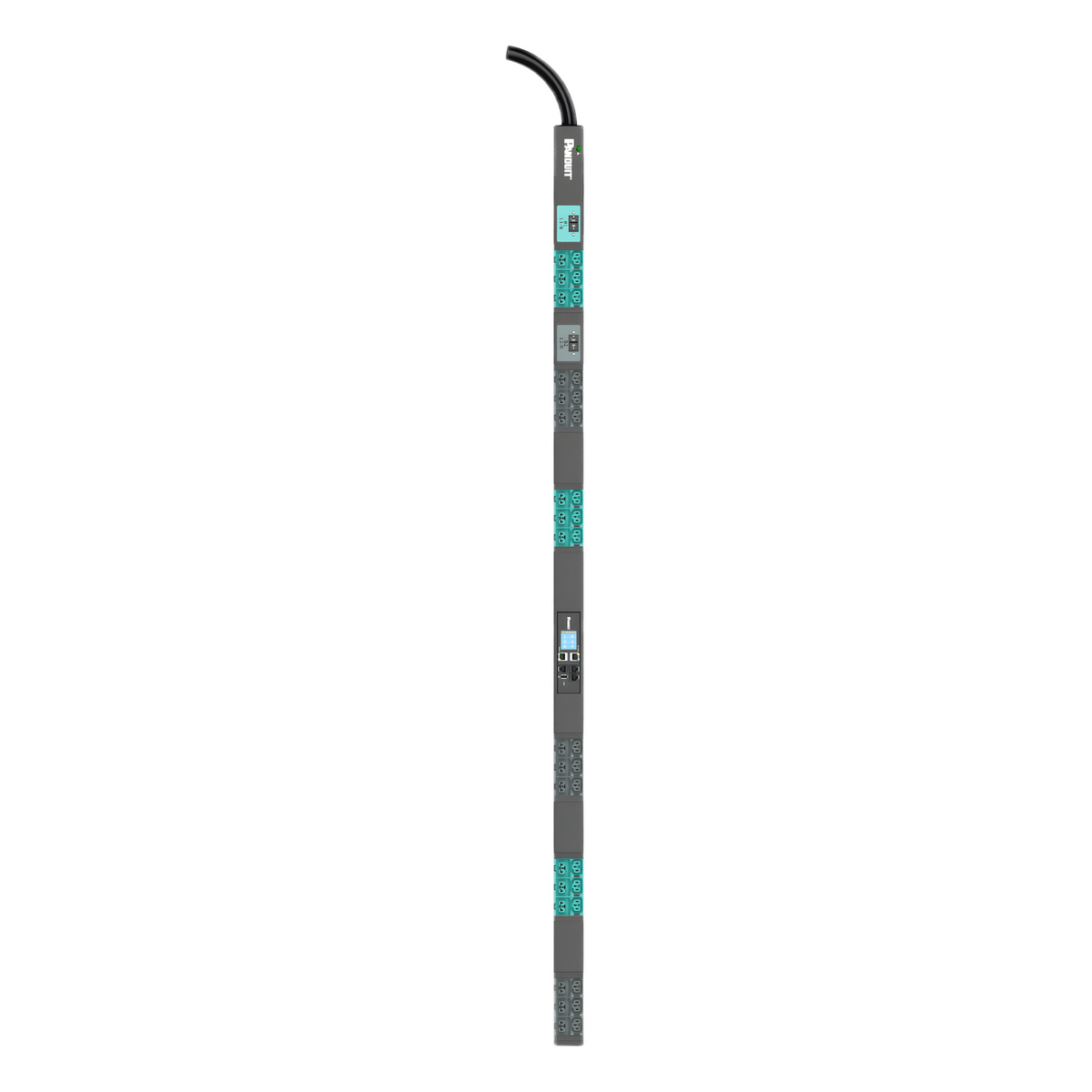 PDU EL2P Inteligente Monitoreable (MI) para Distribución de Energía, Enchufe de Entrada IEC 60309 2P+E 6h, Con 18 Salidas C13/C15 y 18