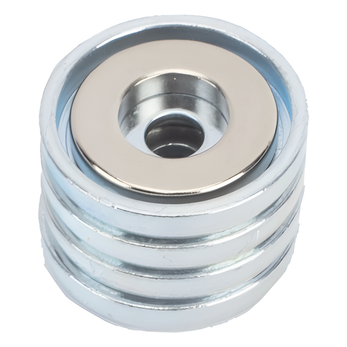 Accesorio, Kit de Montaje Magnético, Fuerza Máxima 26 lb, Diámetro Copa 23.8 mm, Incluye Hardware, Sin Necesidad de Taladrar, Compatible con