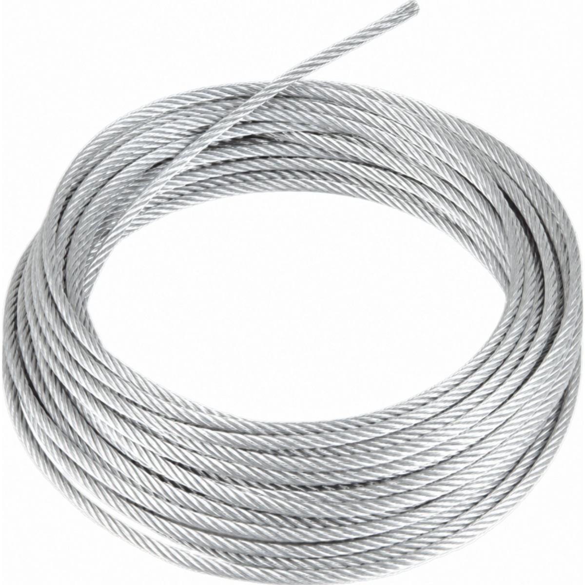 Rollo o carrete de 100 Metros de Retenida de 3/16" de Alta Resistencia, Galvanizado clase A.