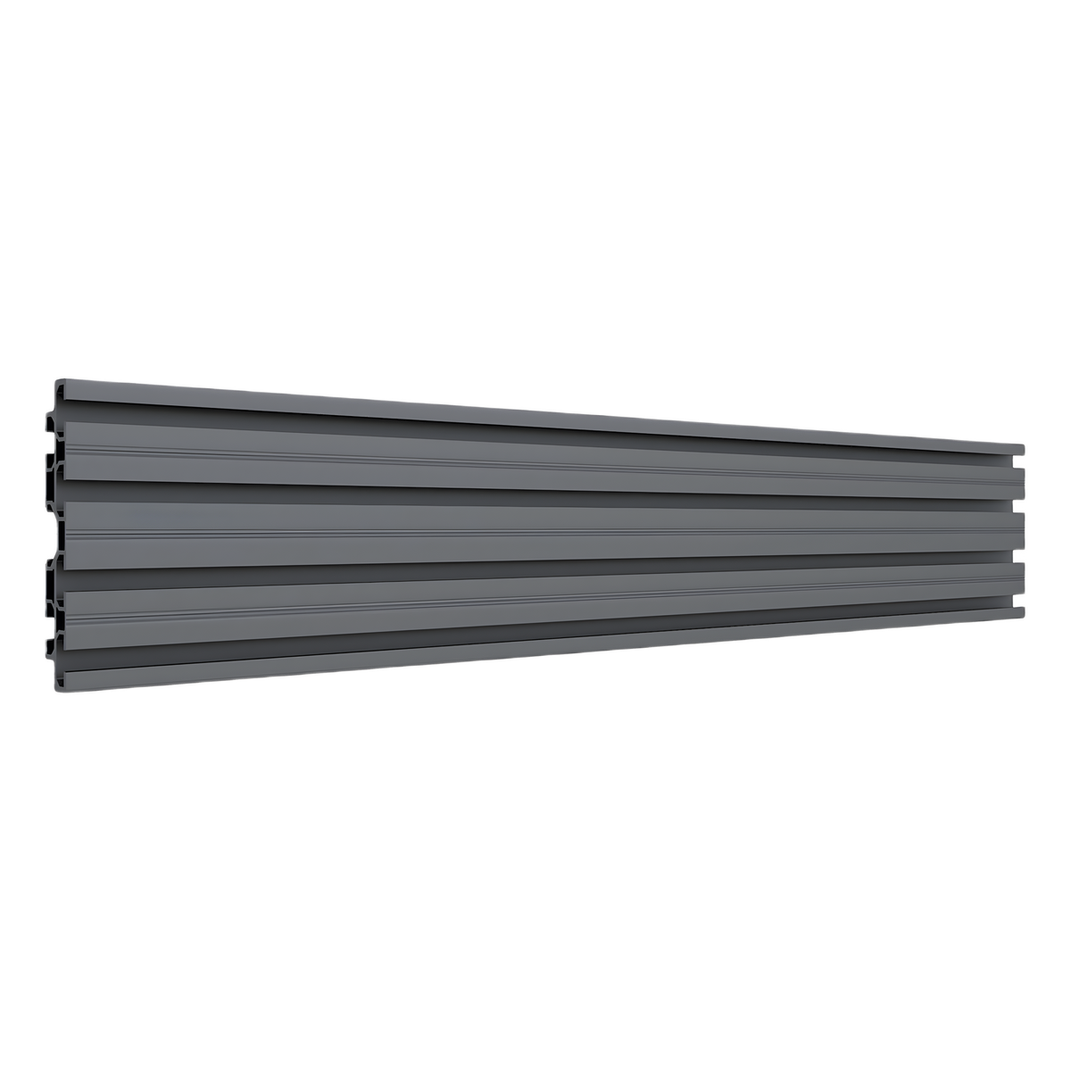 Accesorio_ Riel de Aluminio con Longitud 1750 mm | Ancho 120 mm| Espesor 9 mm | Incluye Tapas y Tornillos | Compatible con estructura para Videowall