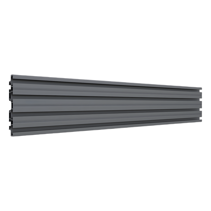 Accesorio_ Riel de Aluminio con Longitud 1750 mm | Ancho 120 mm| Espesor 9 mm | Incluye Tapas y Tornillos | Compatible con estructura para Videowall