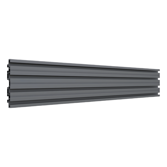 Accesorio_ Riel de Aluminio con Longitud 1750 mm | Ancho 120 mm| Espesor 9 mm | Incluye Tapas y Tornillos | Compatible con estructura para Videowall