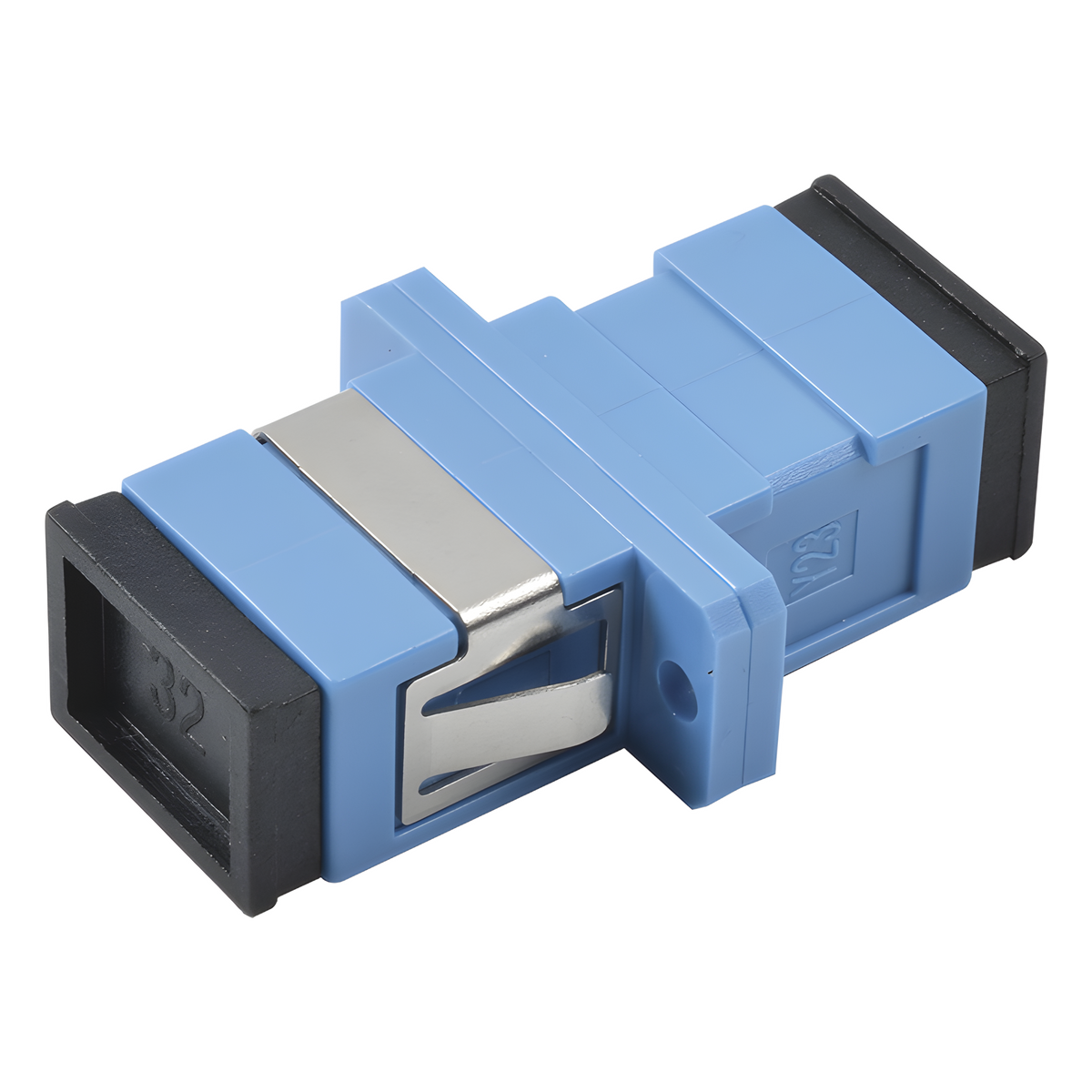 Módulo Acoplador de Fibra Óptica Simplex SC/UPC a SC/UPC Compatible con Fibra Monomodo