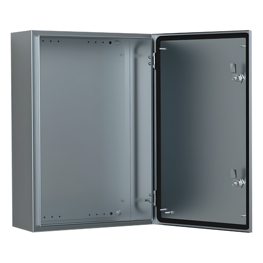 Gabinete de Acero Inoxidable 304L ASR IP66 300x200x150 mm (11.8 x 7.9 x 5.9 in) / 2 Cerraduras / Montaje Placa 2 mm