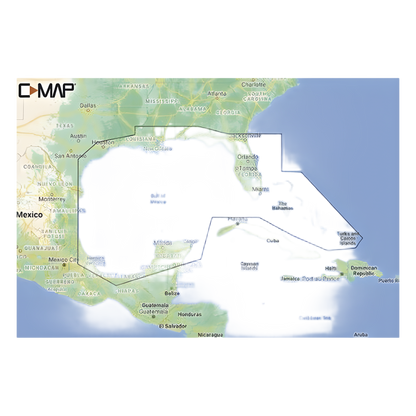 M-NA-Y204-MS C-MAP REVEAL del Golfo de México y Bahamas