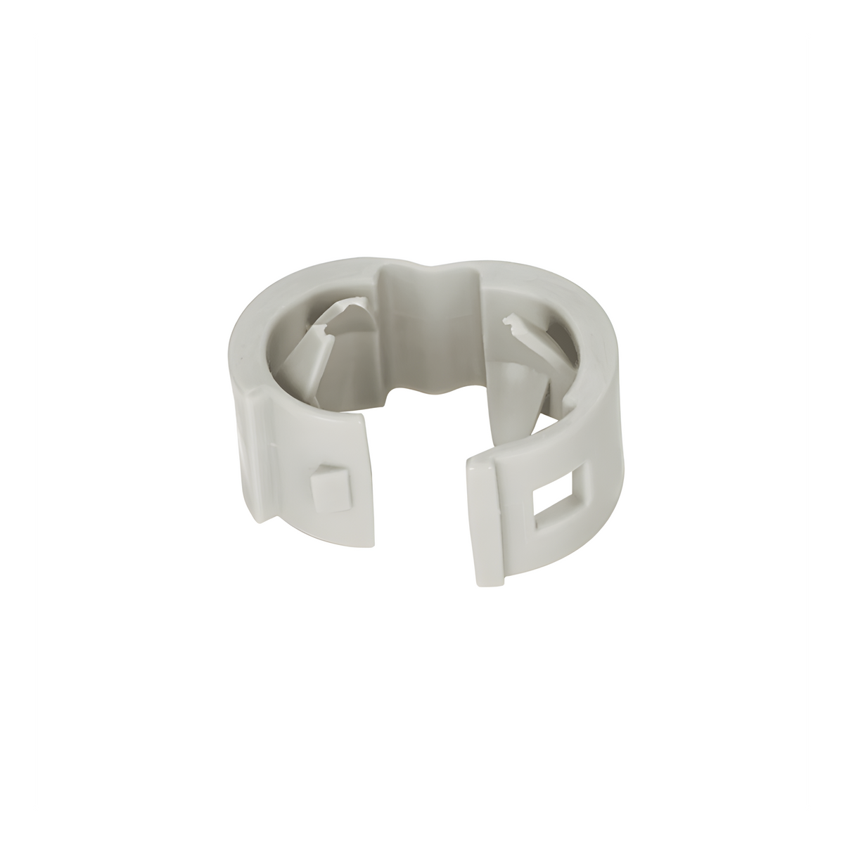 Kit de 25 Clips de Identificación Para Patch Cords, Compatible con Diámetros de 4.7 a 7.8 mm (0.19 a 0.31 Pulgadas), Color Gris