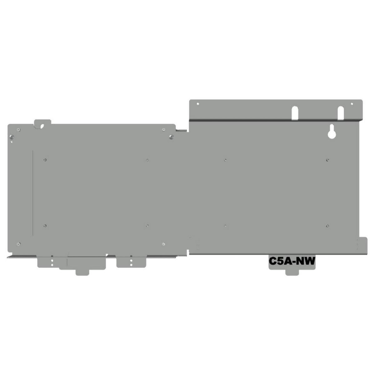 Chasis de audio para montar el sistema DVC y su teclado en gabinete CAB-5, incluye micrófono y compartimiento integrados