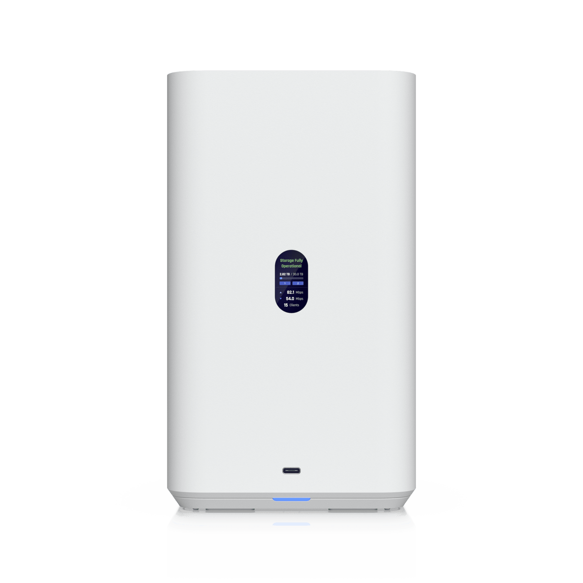 UniFi UNAS-2 – Servidor NAS Compacto de 2 Bahías para HDD 3.5" SATA, Puerto 2.5 GbE, USB-C y PoE++