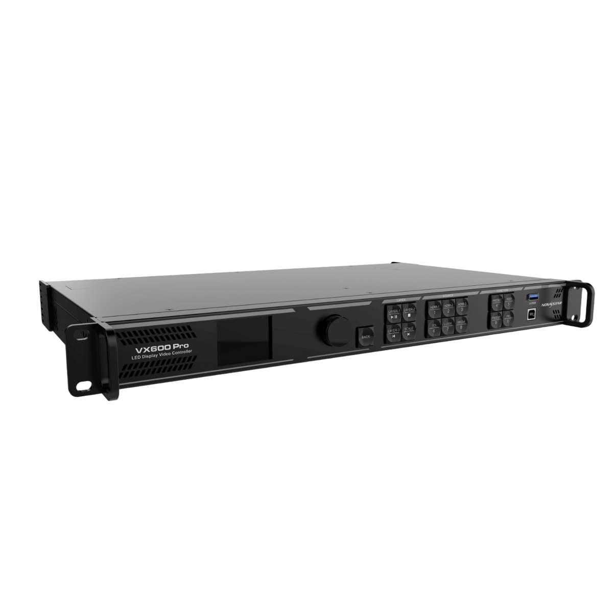 Controlador All-in-One VX600 Pro / 3.9 Millones de Píxeles / 6 Puertos Ethernet Gigabit / 4K×2K@60Hz / 6 Capas SuperView III / Fibra Óptica 10G / USB