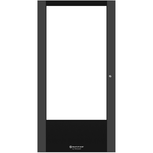 Puerta con ventana para gabinete de cuatro niveles, acero calibre 16, para gabinetes CAB-5 de paneles contra incendio serie N16 INSPIRE de NOTIFIER