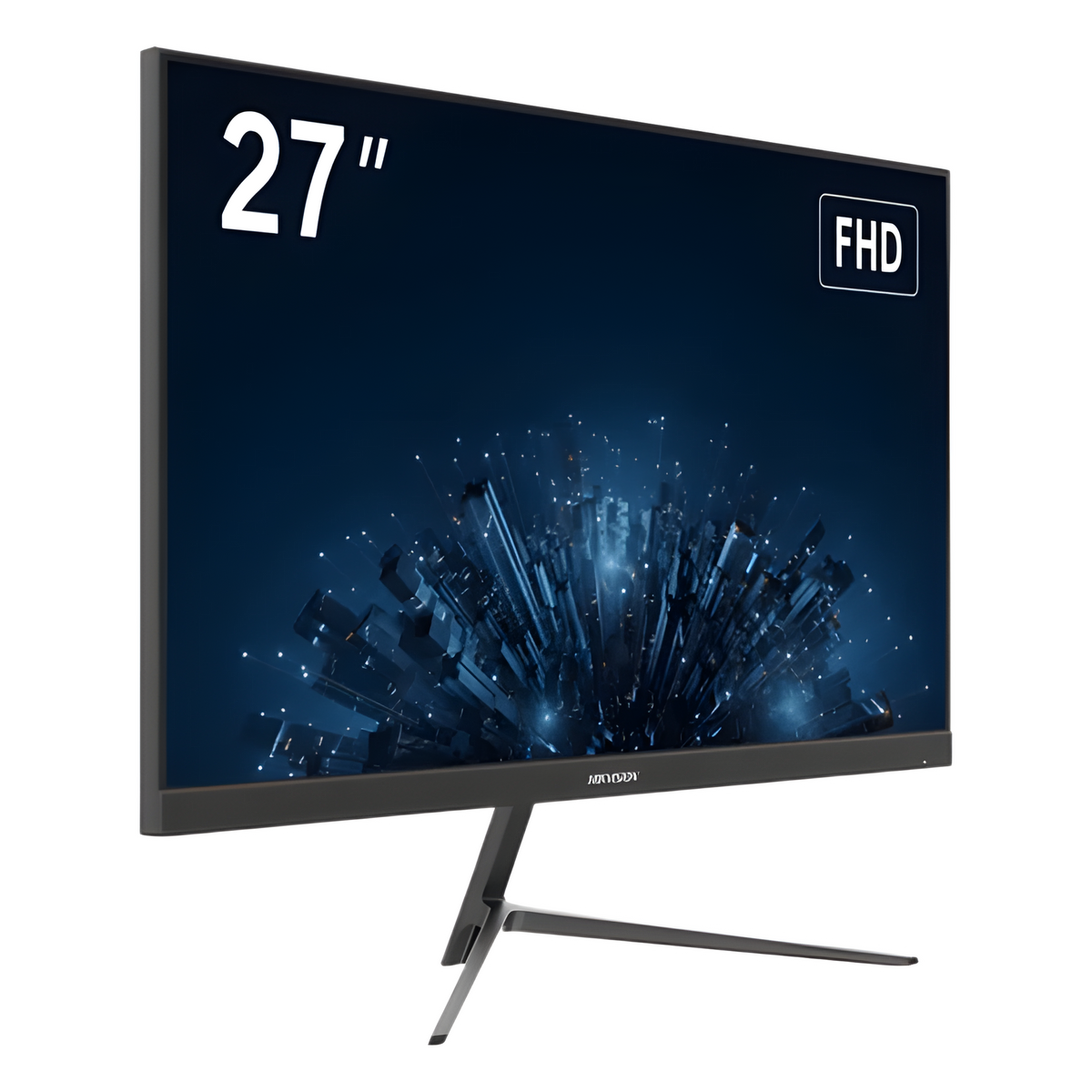 Monitor LED Full HD (1080p) de 27" / Bocinas Integradas / 100 Hz / Ideal para CCTV, Oficina y Hogar / Entrada HDMI-VGA / VESA (100 X 100) / Uso 24/7