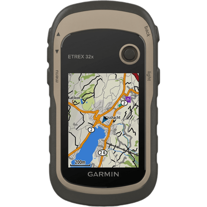 GPS Portátil eTrex 32x Outdoor / Pantalla TFT Transflectiva 2.2 Pulgadas / Resolución 240x320 Pixeles / Brújula 3 Ejes / Altímetro Barométrico / GPS