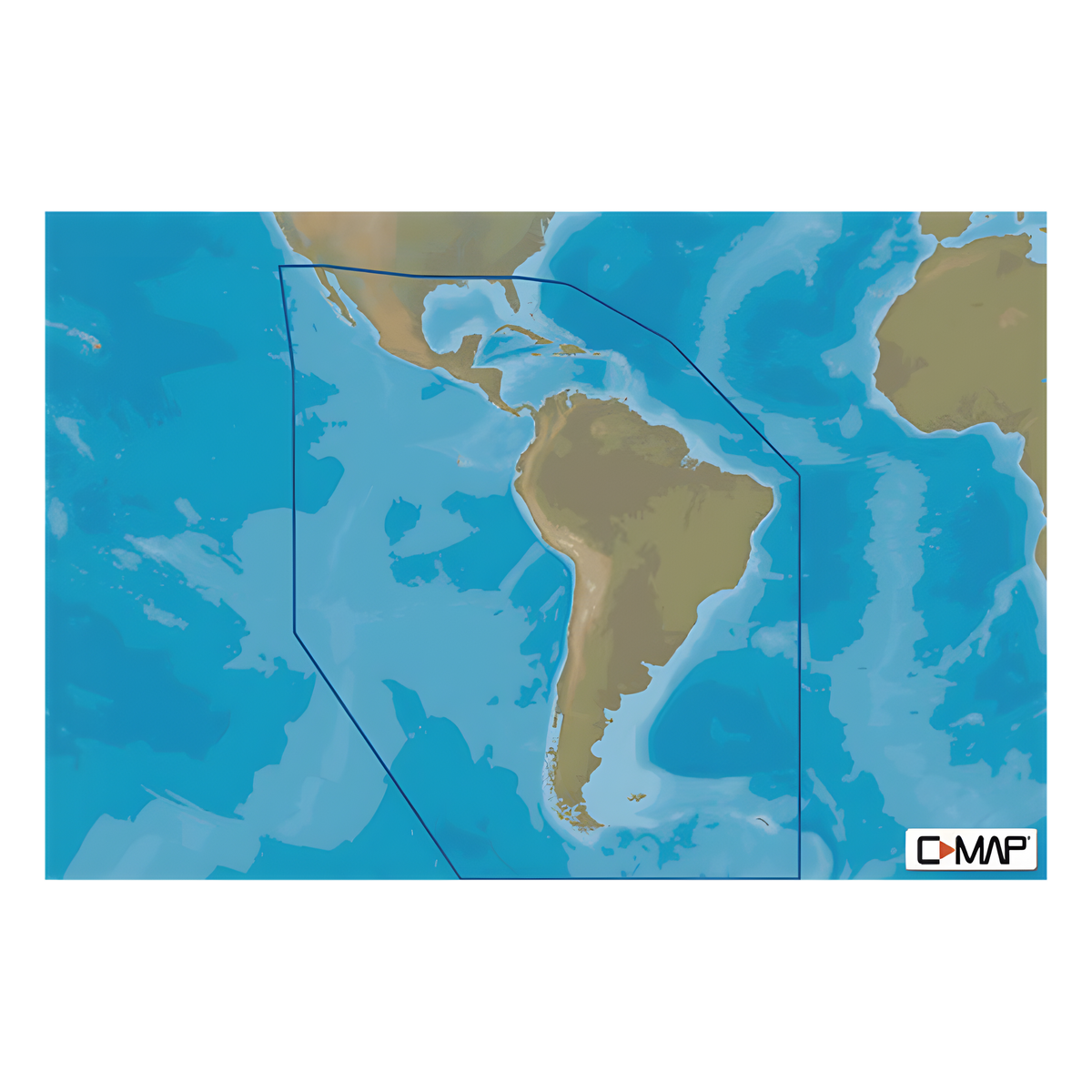 M-SA-Y038-MS MAX-N+ mapas del caribe, centro y Sudamérica. Compatible únicamente con series GO, NSO y NSS