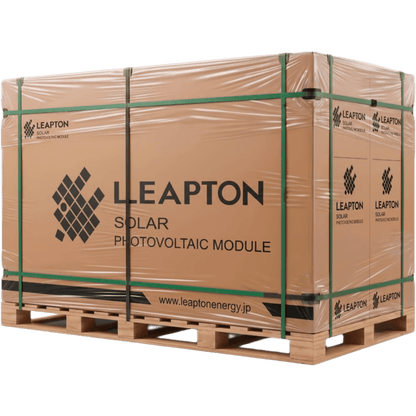 Pallet con 37 piezas de Modulo Solar LP182*210M66NB620WBLK, 620 W BIFACIAL, 49.75 Vcc, Monocristalino TOPCon
